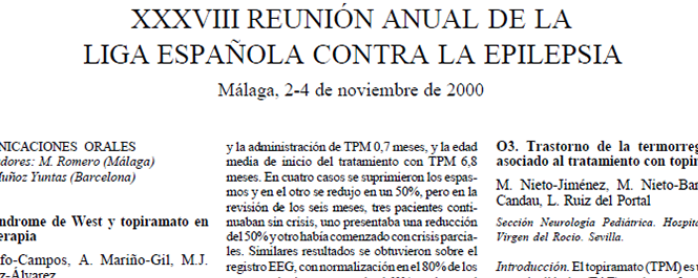 Conference cover image for XXXVIII Reunión Anual de la Liga Española Contra la Epilepsia. Comunicaciones.