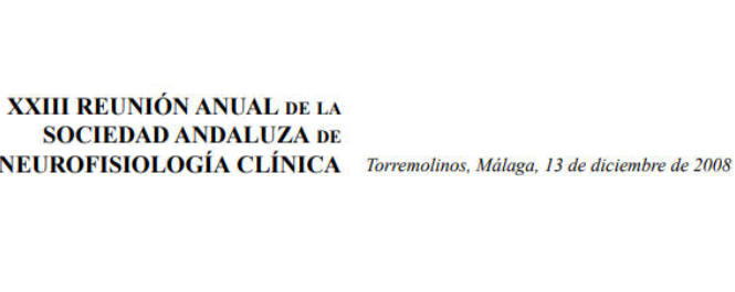 Conference cover image for XXIII Reunión Anual de la Sociedad Andaluza de Neurofisiología Clínica. Communications