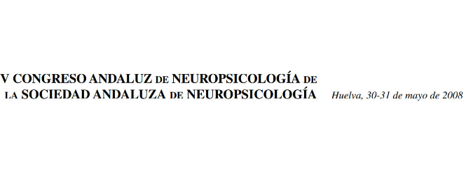 Conference cover image for V Congreso Andaluz de Neuropsicología de la Sociedad Andaluza de Neuropsicología. Communications