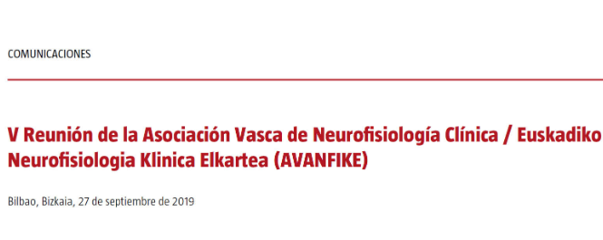 Conference cover image for V Reunión de la Asociación Vasca de Neurofisiología Clínica / Euskadiko Neurofisiologia Klinica Elkartea (AVANFIKE)