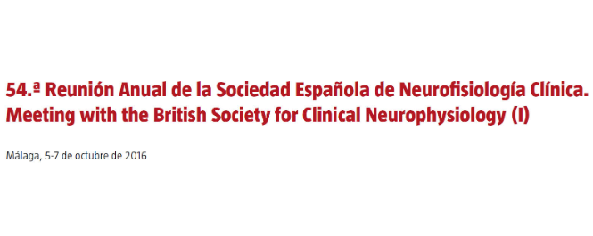Conference cover image for 54.ª Reunión Anual de la Sociedad Española de Neurofisiología Clínica. Meeting with the British Society for Clinical Neurophysiology. Communications (I)