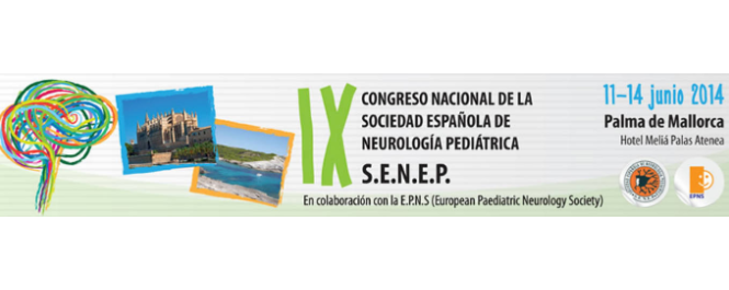 Conference cover image for IX Congreso Nacional de la Sociedad Española de Neurología Pediátrica (SENEP). Palma de Mallorca, June 11-14, 2014