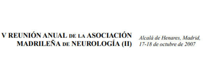 Conference cover image for V Reunión Anual de la Asociación Madrileña de Neurología (II). Comunicaciones