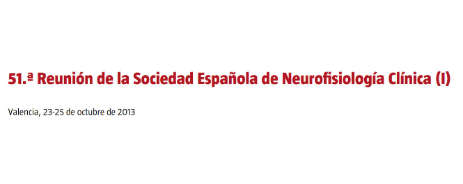 Conference cover image for 51.ª Reunión de la Sociedad Española de Neurofisiología Clínica. Communications (I)