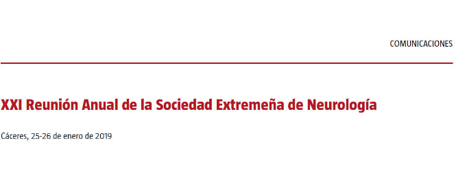 Conference cover image for XXI Reunión Anual de la Sociedad Extremeña de Neurología