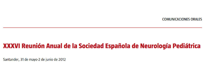 Conference cover image for XXXVI Reunión Anual de la Sociedad Española de Neurología Pediátrica. Oral communications