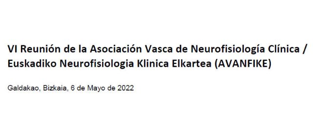 Conference cover image for VI Reunión de la Asociación Vasca de Neurofisiología Clínica (AVANFIKE)