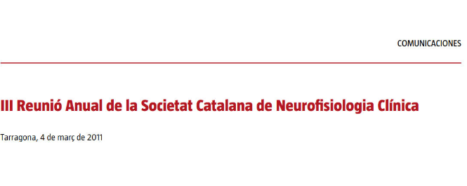 Conference cover image for III Reunió Anual de la Societat Catalana de Neurofisiologia Clínica. Communications