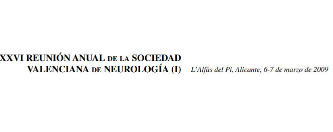 Conference cover image for XXVI Reunión Anual de la Sociedad Valenciana de Neurología. Comunicaciones (I)