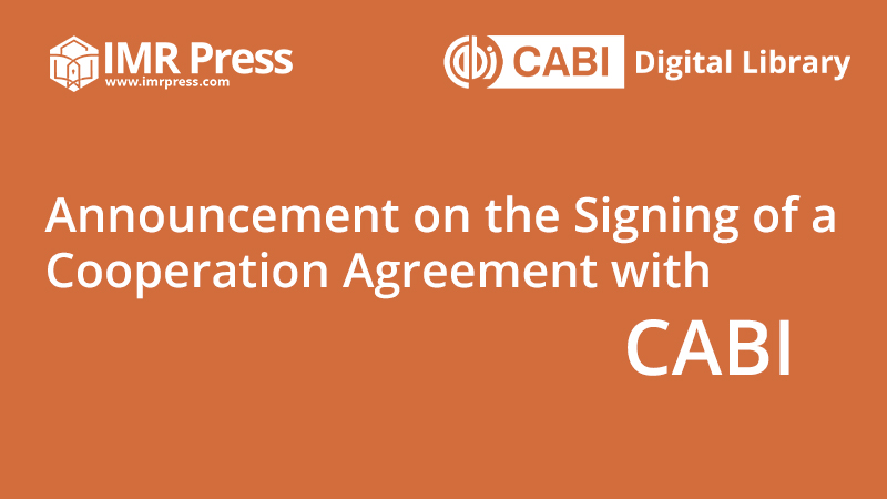 News cover image for Announcement on the Signing of a Cooperation Agreement with CABI