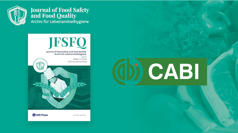 Banner image for JFSFQ is indexed in CABI