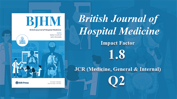 Banner image for Congratulations! The 2024 Impact Factor of BJHM has reached 1.8, placing the journal in the Q2 category of the JCR rankings