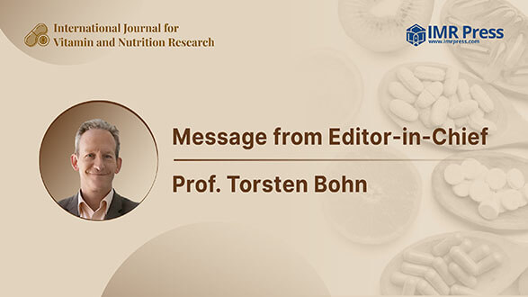 Banner image for Message from Editor-in-Chief Prof. Torsten Bohn