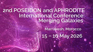 Conference cover image for 2nd POSEIDON & APHRODITE International Conference – Merging Galaxies