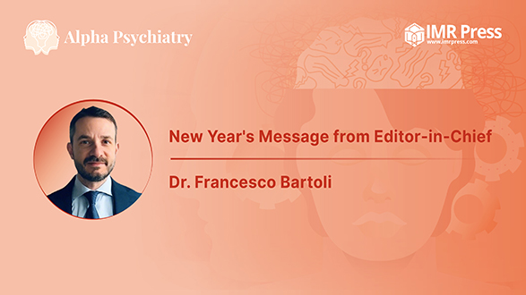 Banner image for Message from Editor-in-Chief Dr. Francesco Bartoli