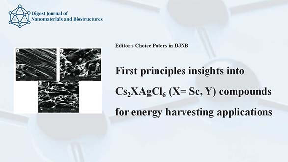 Banner image for First principles insights into Cs2XAgCl6 (X= Sc, Y) compounds for energy harvesting applications